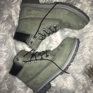 Olive Green Timberlands